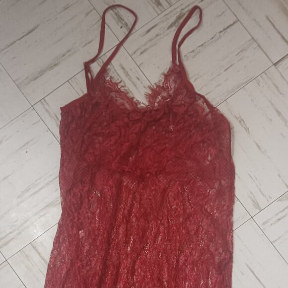 Red slip lingerie nighty - Picture 1 of 1
